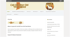 Desktop Screenshot of coyoteri.org